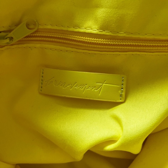 Free People Quilted Carryall Bag in Sour Lemon - Picture 11 of 14
